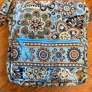 Vera Bradley Floral Blue Crossbody Bag